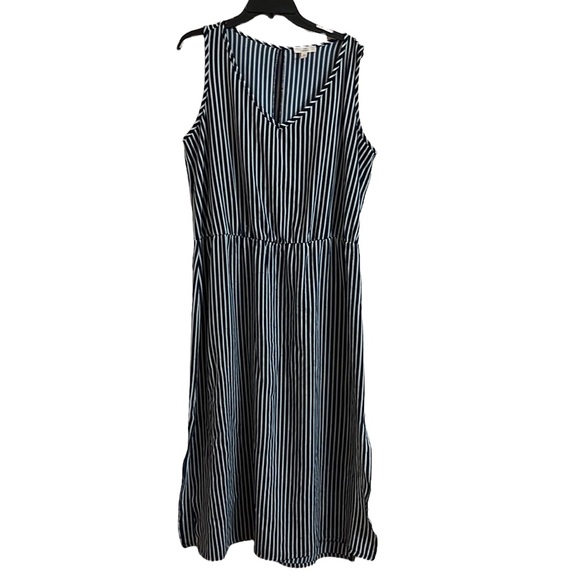 Como Vintage Dresses & Skirts - Como Vintage Strip Dress Size 1X Plus Size
